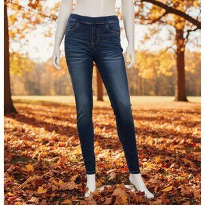 SO Ultimate Midrise Pull On Jeggings Kids Dark Wash Girls Size 14